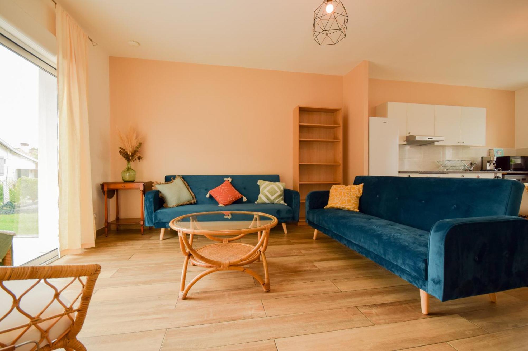 Le Cocon Bleu Apartment Parentis-en-Born Bagian luar foto